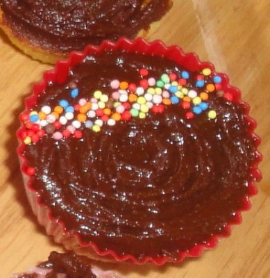 Cupcakes chapeautés (à la fourchette )