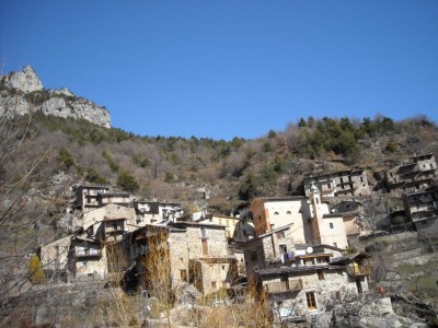 Granile, hameau de la commune de Tende,1000m d’altitude