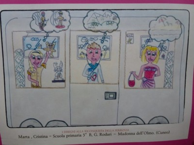dessin de Marta, Cristina (école primaire,Cuneo-Italie)