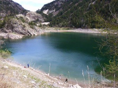 Le lac des Mesches. 1er mai 2014.