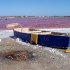 le lac rose et une barque
