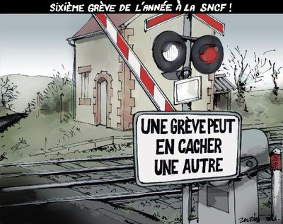 Mdr ( SNCF : pas une année sans grève depuis 1947 )