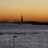 Vue du Ferry qui relie Manhatt