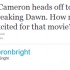 Breaking Dawn : Cameron Bright commence