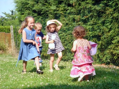 le soir avec les copine de l ecole