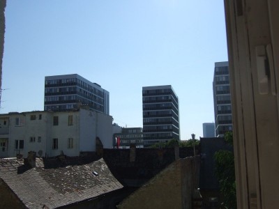 La vue depuis la fenêtre de notre chambre !