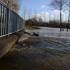 L'eau déborde dans les prés 